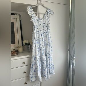 COPY - Hill House Ellie Nap Dress in blue botanical.